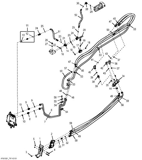 john deere skid steer connecting hydraulic radiator lines|john deere skid steer straps.